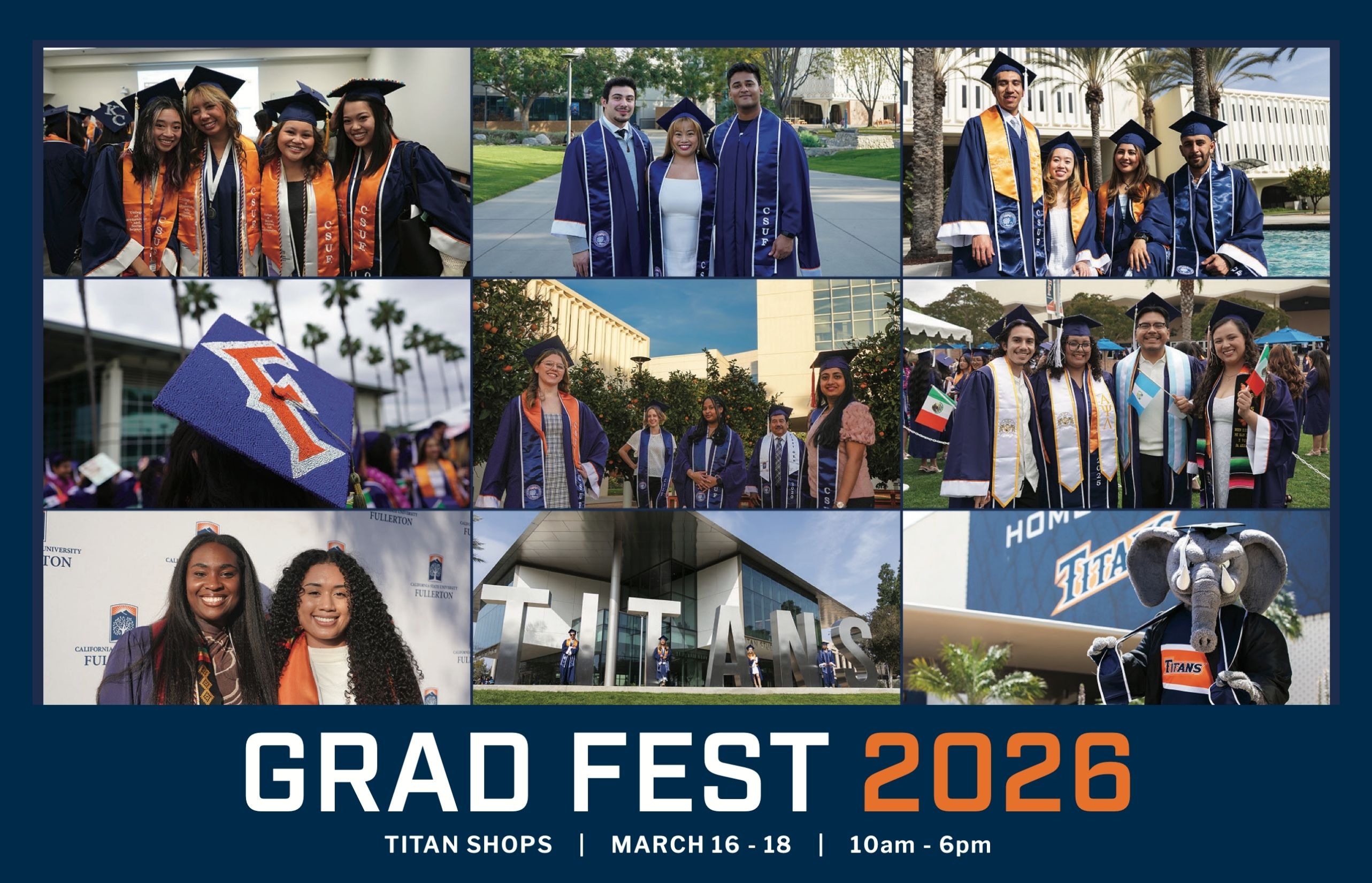 Grad Fest 2026, at Titan Shops, March 16-18, from 10am-6pm